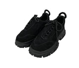 Suede Unbalance Platform Sole Boots