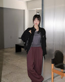 Carat Layered See-Through Tencel U-Neck T-shirt