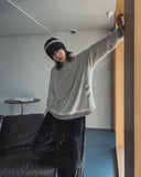 Zite Layered Stripe Damage Knit