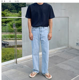 Meltz Semi-Wide Denim Pants