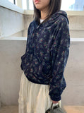 Mannaco Flower Hood Zip-up