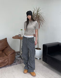Sedon slim ribbed t-shirt