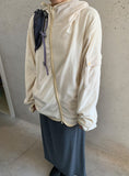 [unisex] Oranne Warmer Hood Fleece Zip-Up