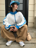 WAFFLE TRACK ZIP-UP