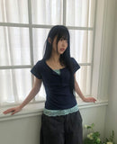 Muro Button Short Sleeve T-shirt