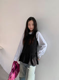 [BAONHAUS] Remine Frill Layered Sleeveless