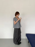 Hube Summer Banding Wide Cargo Pants