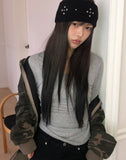 Sohin Cross Stud Knit Hair Band