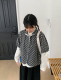 Ryoku Dot Short Sleeve Zip-Up Jacket