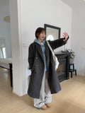 [unisex] Sticky Double Long Wool Coat - Wool 61