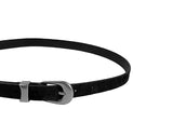 [premium] Tail chamois leather belt