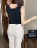 Mito V-neck Lace Sleeveless
