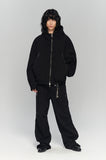 INCISION HOOD HIGHNECK JUMPER