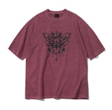 HEART FLY pigment TEE black