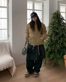 [BAONHAUS] Shuji String Padding Jumper