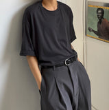 Maxi Minimal Short Sleeve Tee - Cotton 100