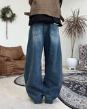 Mark Curved Dart Denim Pants