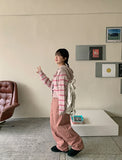 Motimd color cotton pants