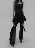 Libte see-through lace strap pants