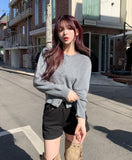 [U-BASIC] Loro Spring Round Cardigan