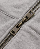 Round Cut Heavy Cotton Hoodie Zip Up