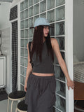 Side Zipper Pig Sleeveless