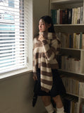 Basis Vintage Stripe Angora Knit