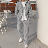 Cent Loose Fit Hood Zip-Up Set Up