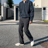 Renyu Hachi Zipper Collar Knit