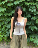 How Lace Ribbon Sleeveless