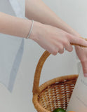 [Premium Plating] Essence AB(W) Love Point Tennis Bracelet