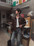 Shane Curved Leather Jacket