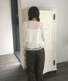 Paultin Layered Sleeveless Cardigan Set