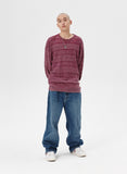 WASHED STRIPE KNIT
