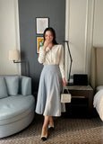 Yupia Flared Banding Long Skirt