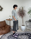 Benen Washed Bermuda Denim Pants