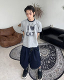 Lean Cat Ringer T-shirt