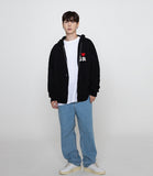Small I Heart Smile GR Hood Zip-up