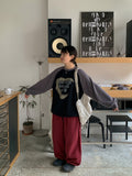 Yokuro banding wide cotton pants