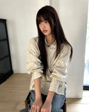 Wayu Stripe Two-Way Shirt