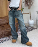Lark Vintage Washed Flare Denim