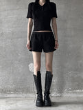 Half sleeve collar tee