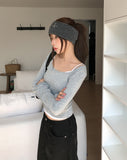 Cross Stud Stripe Hairband