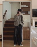 Ar Catbrush Wide Denim Pants