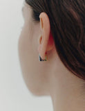 Volume Square (C) One-Touch Earrings