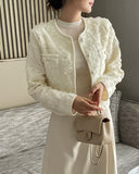 Roseming Flower Short Cardigan Jacket
