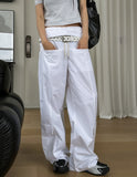 Fold String Under Pocket Cargo Pants