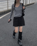 Nikki Pocket Leather Long Boots