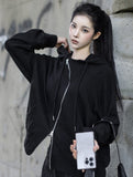 Gio Unbalanced Hood Zip-Up