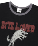 BITE LOVER CROP RINGER TEE
